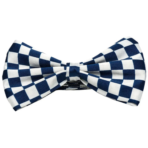 Blue Squares Bow tie